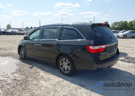 2013 Honda Odyssey Ex-L из США, поврежденный, VIN 5FNRL5H62DB024988